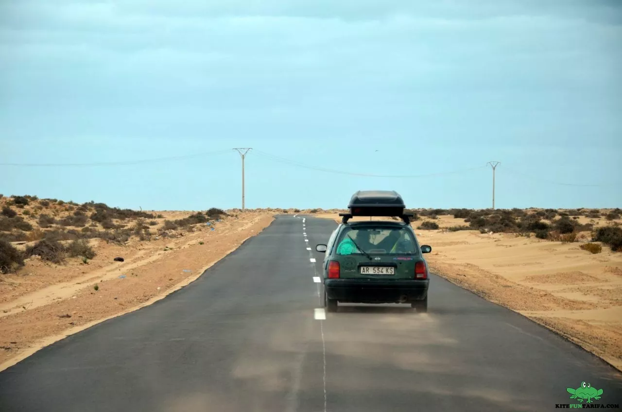 cross desert by car